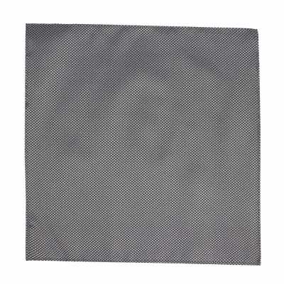 CF-02 Lenço de bolso jacquard de poliéster cinza
