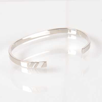 BR-3 Pulseira Fabricada no Japão, Regimental, Branca, Madrepérola Branca