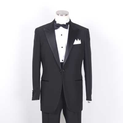 EFW-TUX Smoking para traje formal de noite confeccionado com tecido italiano Cerruti