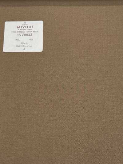 3NV0033 MIYUKI Standard Collection ETERNALS ligamento cetim de cinco quadros Marrom liso
