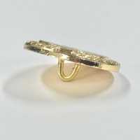 P16 Botões De Metal Dourado Fabricados No Japão Para Ternos E Jaquetas.[Botão] Foto secundária