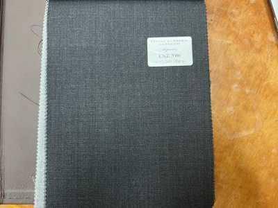 CANONICO Standard Super120's Cinza Escuro Liso