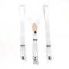 SR-WHITE SR-WHITE Suspensórios EXCY Branco Liso 2-em-1 Elástico 35 mm
