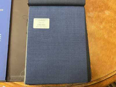 CANONICO Padrão Super120's Azul Liso