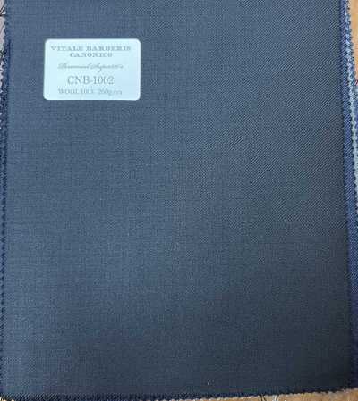 CNB1002 CANONICO Standard Super110's PERENNIAL Azul-marinho escuro liso