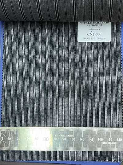 CNF008 Tecido para Calças em Veludo Cotelê Cinza CANONICO Standard Super110's