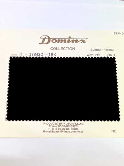17843D Summer Formal DOMINX (Dominx) Coleção Standard Lã Preto Intenso