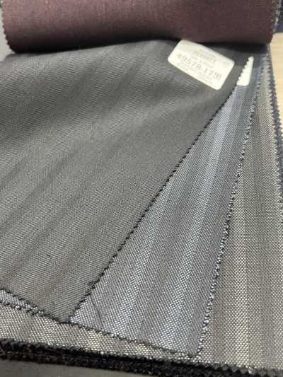 SILK&WOOL Entrelaçado Chambray All Seasons Listras Alternadas
