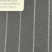 95406-28 25SS MELHOR SELEÇÃO [FANCY WORSTED] Fancy Worsted Dark Navy Chalk Stripe[Têxtil] Kunishima Co., Ltda. subfoto