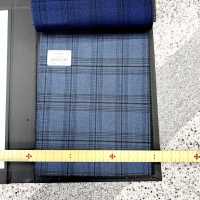 46552-50 25SS HERDREX [PROLIDO] Prolido Charcoal Blue Tartan Check[Têxtil] Kunishima Co., Ltda. subfoto