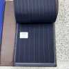 15CN1616 CANONICO Super110' Single Thread PRUNELLE Pinstripe Cinza