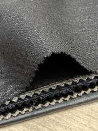 NMAFD008-038 NIKKE WOOL DENIM Preto Sem Padrão Fio Único 120 Fios Únicos[Têxtil] Níquel subfoto