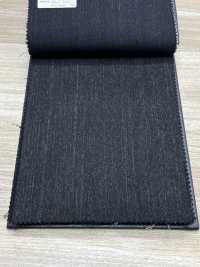 NMAFD009-81 NIKKE WOOL DENIM Preto Sem Padrão Fio Único 120 Fios Únicos[Têxtil] Níquel subfoto