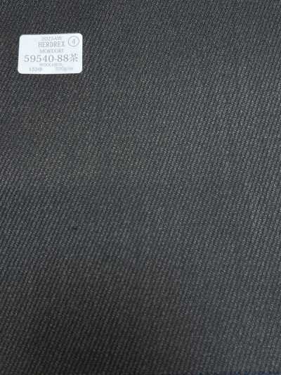 59540-88 26AW HERDREX [MOKUORI] Mokuori Lã Twill Kersey Marrom Escuro Antiodor