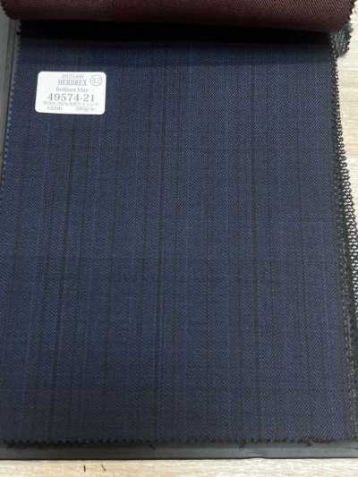 49574-21 26AW HERDREX [Brilliant Max] Xadrez Azul-Marinho Brilliant Max