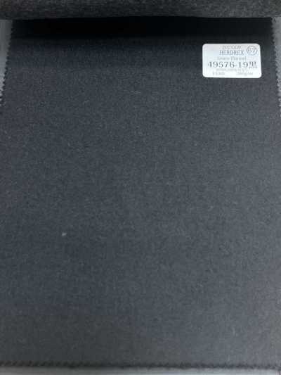 49576-19 26AW HERDREX [Grace Flannel] Flanela Grace Preto Liso