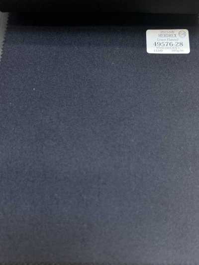 49576-28 26AW HERDREX [Grace Flannel] Grace Flannel Azul-marinho liso