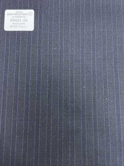 59431-26 26AW MELHOR SELEÇÃO [N-STRETCH] N-Stretch Azul-marinho x roxo com listra sombreada