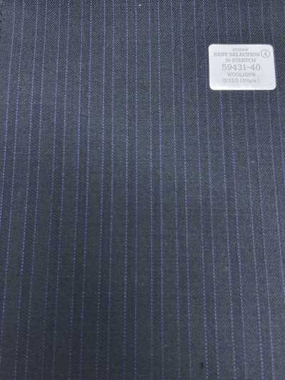 59431-40 26AW BEST SELECTION [N-STRETCH] N-Stretch Listras Sombra Azul-marinho Escuro X Roxo