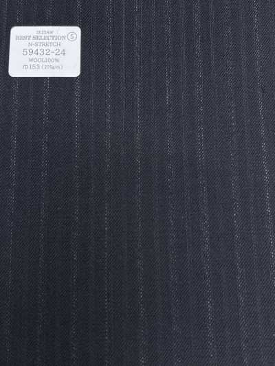 59432-24 26AW MELHOR SELEÇÃO [N-STRETCH] N-Stretch Azul-marinho Risca Sombra