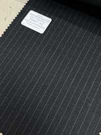 39467-42 25AW MELHOR SELEÇÃO 【FANCY WORSTED】 Fancy Worsted Charcoal Heaven Gray Stripe[Têxtil] Kunishima Co., Ltda. subfoto