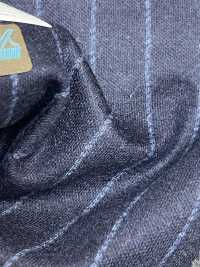 55CN5506 CAMISA CANONICO FLANELA PENTEADA MARINHO LISTRA GIZ[Têxtil] CANÔNICO subfoto