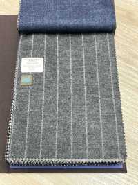55CN5507 CAMISA CANONICO FLANELA PENTEADA CINZA LISTRA GIZ[Têxtil] CANÔNICO subfoto
