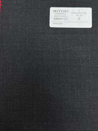 5MK0123 MIYUKI EVER WOOL Liso Cinza Carvão