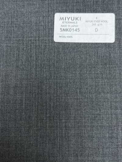 5MK0145 MIYUKI EVER WOOL (Miyuki Ever Wool) Liso Cinza Claro