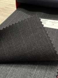 5MK0182 MIYUKI EVER WOOL Listrado Cinza Carvão Céu[Têxtil] Fábricas De Lã Miyuki subfoto