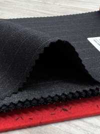 5MK0182 MIYUKI EVER WOOL Listrado Cinza Carvão Céu[Têxtil] Fábricas De Lã Miyuki subfoto
