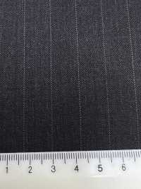 5MK0182 MIYUKI EVER WOOL Listrado Cinza Carvão Céu[Têxtil] Fábricas De Lã Miyuki subfoto