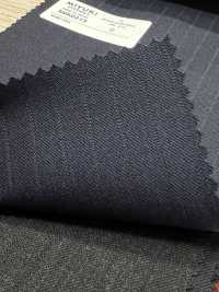 5MK0215 MIYUKI EVER WOOL Listras Sombra Azul Marinho[Têxtil] Fábricas De Lã Miyuki subfoto