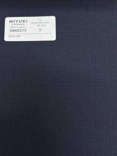 5MK0215 MIYUKI EVER WOOL (Miyuki Ever Wool) Listra Sombreada Azul-marinho