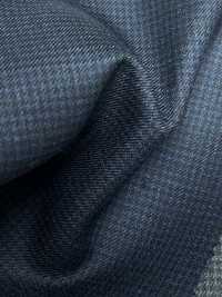 5ML0391 MIYUKI EVER WOOL (Miyuki Everwool) Azul-marinho Pied-de-poule[Têxtil] Fábricas De Lã Miyuki subfoto