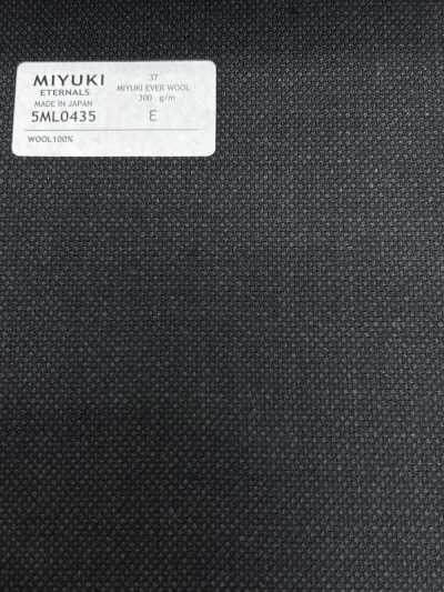 5ML0435 MIYUKI EVER WOOL Olho de perdiz cinza carvão