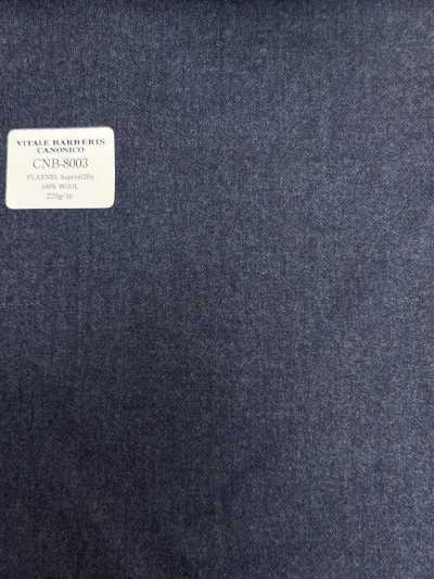CNB8003 CANONICO Flanela Standard Super120's Azul Liso