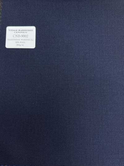 CNB9002 CANONICO Sarja penteada tradicional 21μ azul-marinho liso