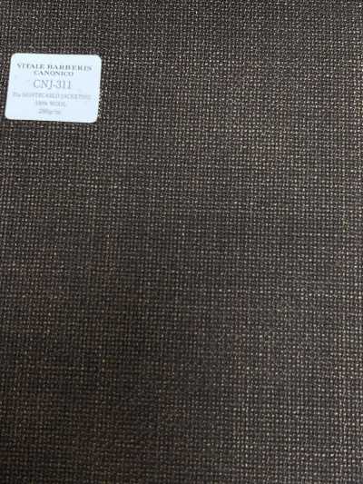 CNJ311 CANONICO (Canonico) Standard 21μ MONTECARLO JACKETING Hopsack Marrom Liso