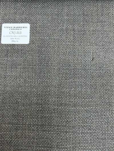 CNJ313 Tecido para jaquetas CANONICO (Canonico) Standard 21μ MONTECARLO Hopsack Bege Liso