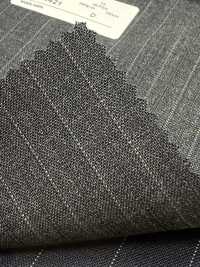 2MK4421 26SS Miyuki Textile MIYUKI ESSENTIALS ACTIVA Listras Cinza Carvão Heaven[Têxtil] Fábricas De Lã Miyuki Foto secundária