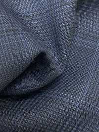 2MK4454 26SS Miyuki Textile MIYUKI ESSENTIALS ACTIVA Xadrez Azul Marinho[Têxtil] Fábricas De Lã Miyuki Foto secundária