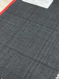 2MK3626 Tecido MIYUKI ESSENTIALS ACTIVA COOLTEC Xadrez Cinza Médio[Têxtil] Fábricas De Lã Miyuki Foto secundária