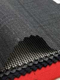 2MK3626 Tecido MIYUKI ESSENTIALS ACTIVA COOLTEC Xadrez Cinza Médio[Têxtil] Fábricas De Lã Miyuki Foto secundária