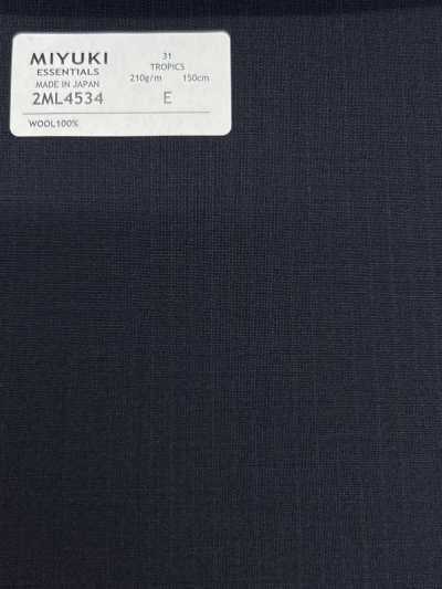 2ML4534 26SS MIYUKI Essenciais de Tecido TROPICS Listras Azul-Marinho