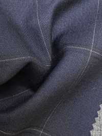 2ML4571 26SS Miyuki Textile MIYUKI Essentials TROPICS Xadrez Azul Marinho[Têxtil] Fábricas De Lã Miyuki Foto secundária