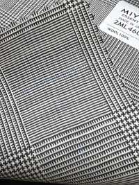 2ML4604 26SS Miyuki Textile MIYUKI Essentials TROPICS Xadrez Cinza Claro[Têxtil] Fábricas De Lã Miyuki Foto secundária