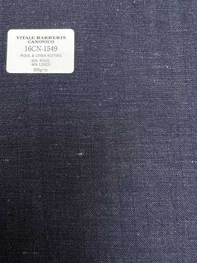 16CN1549 26SS VBC Vitale Barberis Canonico Tecido de alfaiataria em lã e linho