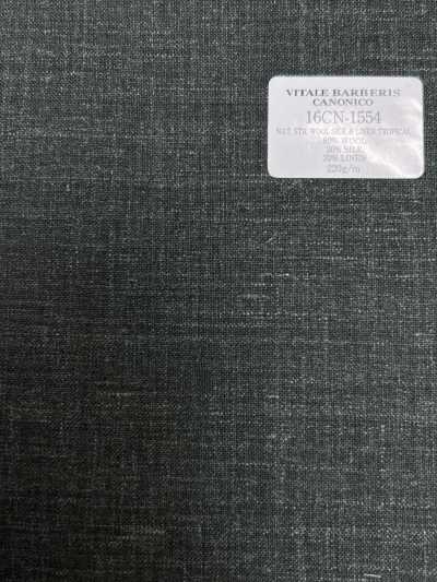 16CN1554 26SS VBC Vitale Barberis Canonico SUPERSONIC COM ELASTICIDADE NATURAL DE LÃ, SEDA E LINHO TROPICAL