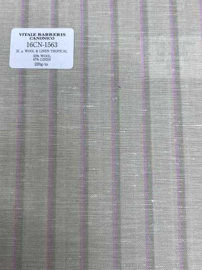 16CN1563 26SS VBC Vitale Barberis Canonico 21 μ TROPICAL DE LÃ E LINHO